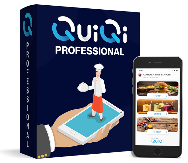 QuiQi orifessional, the best cloud based ordering solution for restaurants, bars, cafes